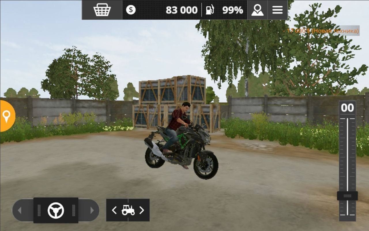Мод Kawasaki ZH2 2020 версия 26.06.22 для Farming Simulator 20