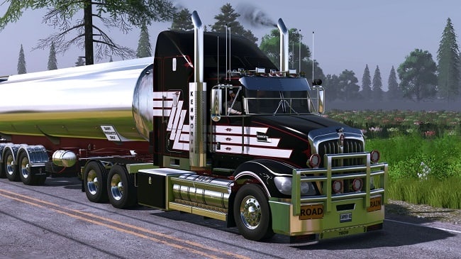 МОД Kenworth T609 v1.0.0.0 (1.24.x) ДЛЯ FARMING SIMULATOR 2025