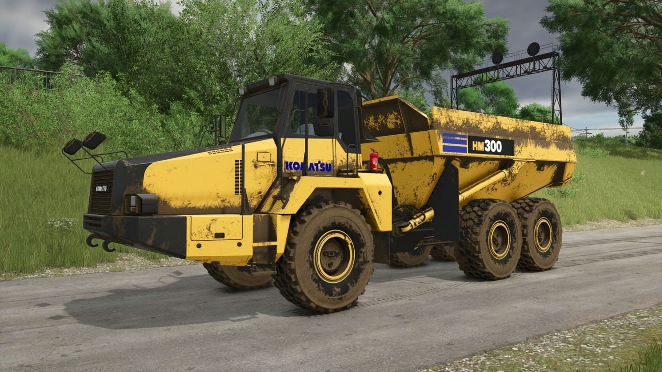 МОД Komatsu HM300 Pack v1.0.0.0 (1.24.x) ДЛЯ FARMING SIMULATOR 2025
