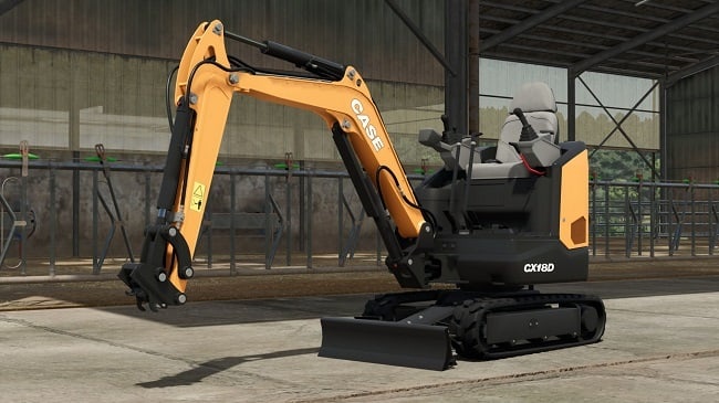 МОД Case Cx18D v1.0.0.0 (1.24.x) ДЛЯ FARMING SIMULATOR 2025