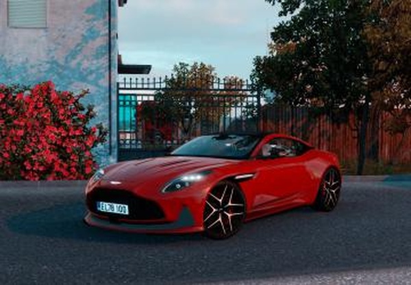 Мод Aston Martin DB12 2023 версия 1.7 для American Truck Simulator (v1.61.x)