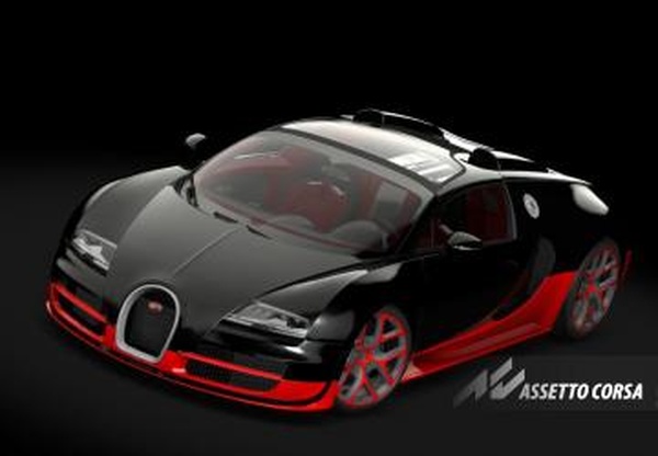 Мод Bugatti Veyron 16.4 Grand Sport Vitesse JPR v2.0 для Assetto Corsa