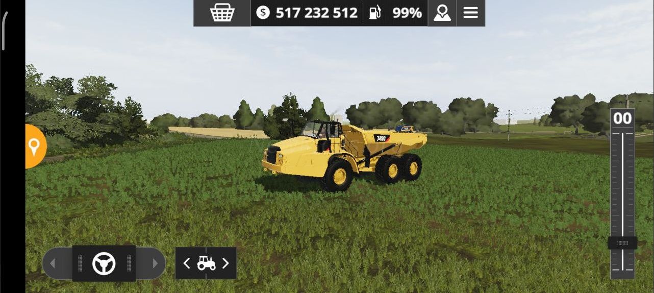 Мод CAT 745C Dumper версия 14.08.22 для Farming Simulator 20