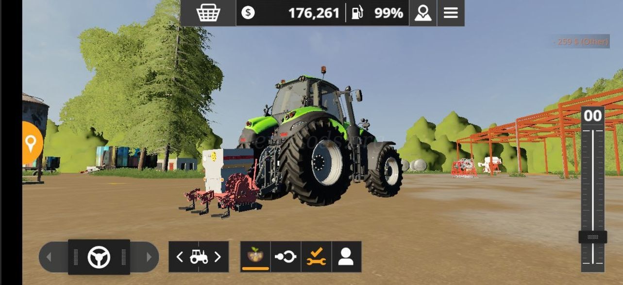 Мод Lizard SA2-074 Potato planter версия 08.08.22 для Farming Simulator 20