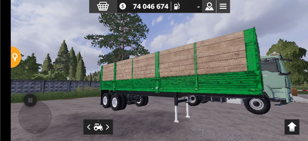 Мод OdAZ-9370 Semitrailer версия 10.01.23 для Farming Simulator 20