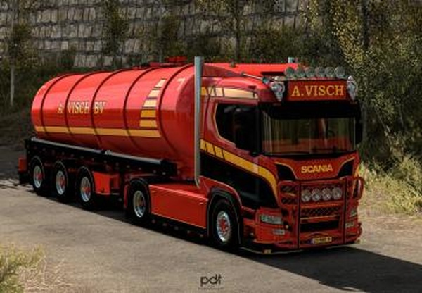 Мод Scania R650 «A.VISCH» версия 1.0 для Euro Truck Simulator 2 (v1.61.x)