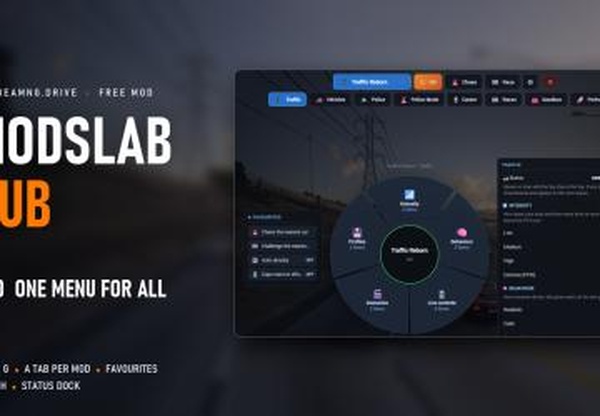 Мод Modslab HUB версия 1 для BeamNG.drive (v0.39.x)