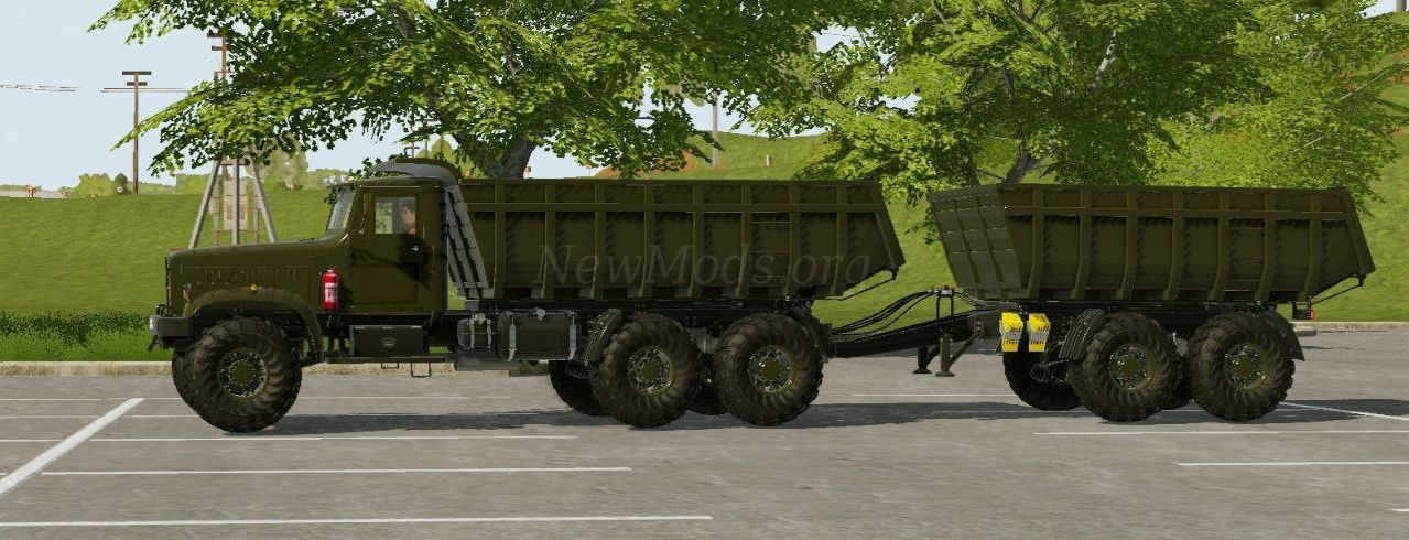 Мод KrAZ-255B New Life версия 24.12.22 для Farming Simulator 20