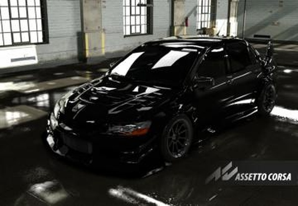 Мод Mitsubishi EVO ESpirit версия 1.0 для Assetto Corsa