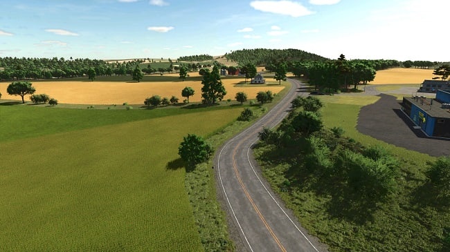 МОД Карта The Rural Farmlands Of Ohio v1.0.1.2 (1.24.x) ДЛЯ FARMING SIMULATOR 2025