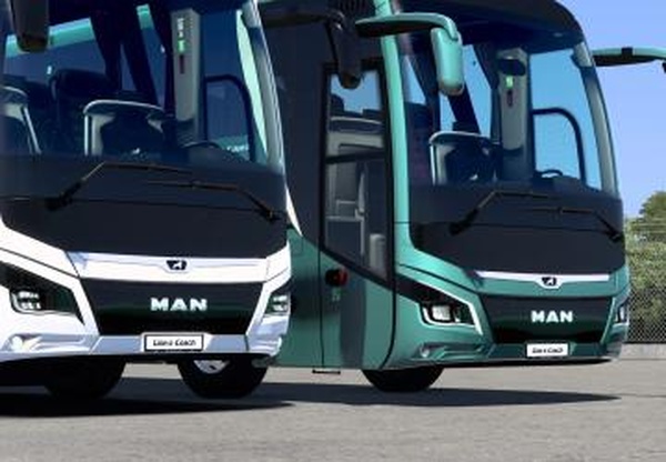 Мод Man Lions Coach 2023 версия 1.4 для Euro Truck Simulator 2 (v1.60.x, 1.61.x)