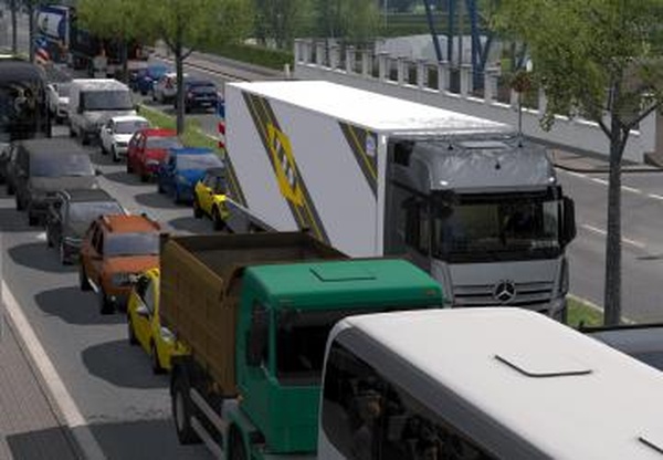 Мод Brutal Traffic версия 8.5 для Euro Truck Simulator 2 (v1.61.x)