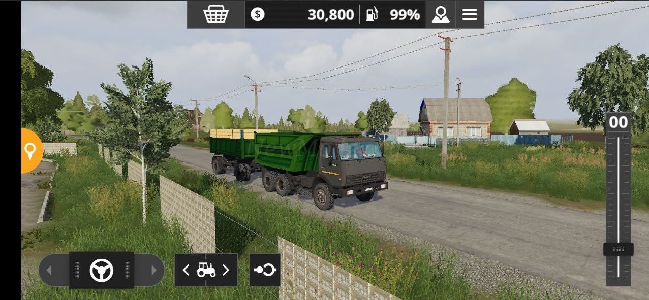 Мод KAMAZ 55111 and Nefaz 8529 версия 04.12.22 для Farming Simulator 20