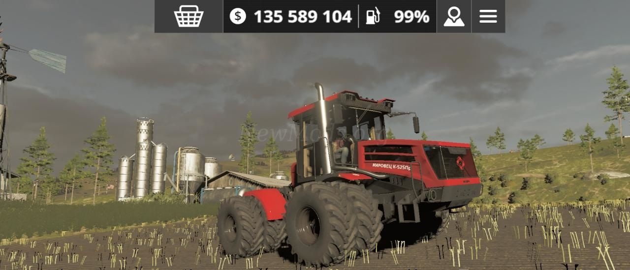 Мод K-525 Kirovets версия 01.12.22 для Farming Simulator 20