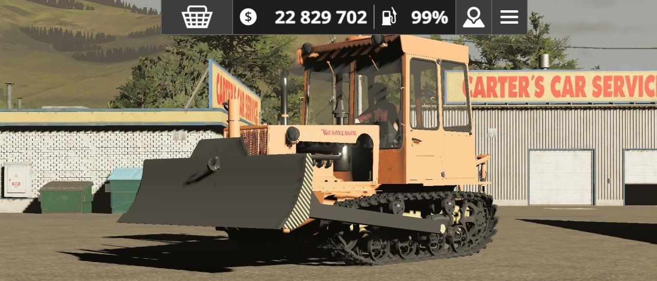 Мод DT-75ML Bulldozer версия 12.12.22 для Farming Simulator 20