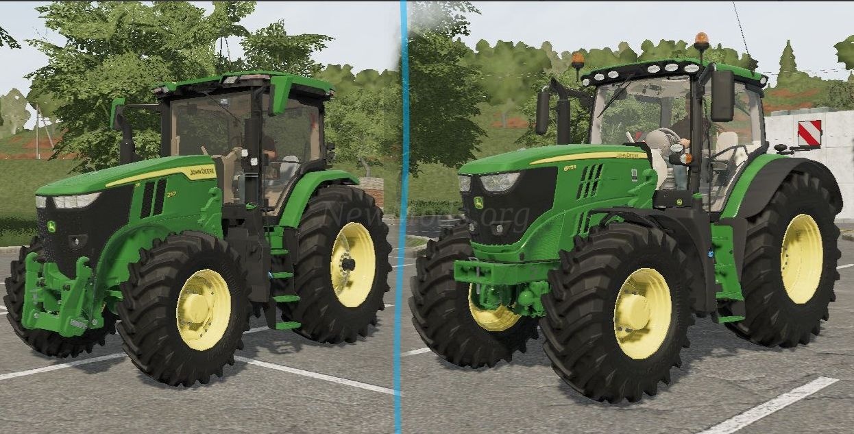 Мод John Deere 6R Series and 7R 2020 версия 13.12.22 для Farming Simulator 20