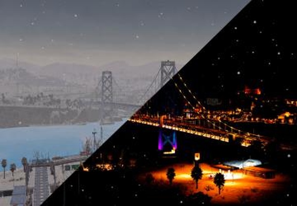 Winter West Coast Usa версия 1.0 для BeamNG.drive (v0.39.x)