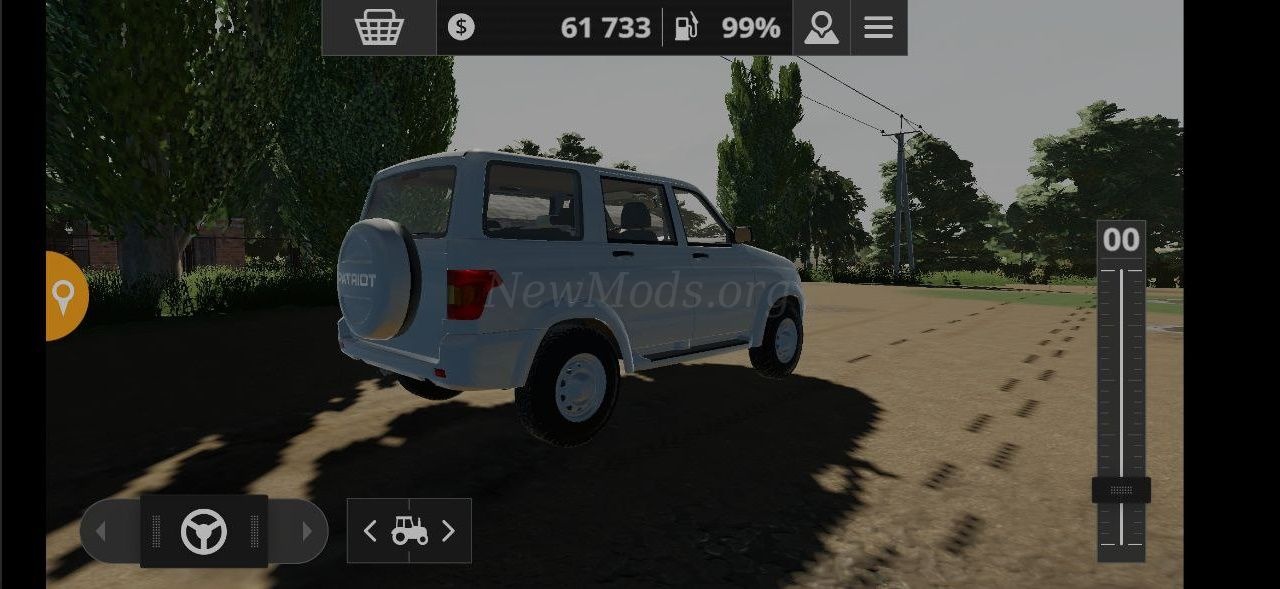 Мод UAZ Patriot 2016 версия 08.12.22 для Farming Simulator 20