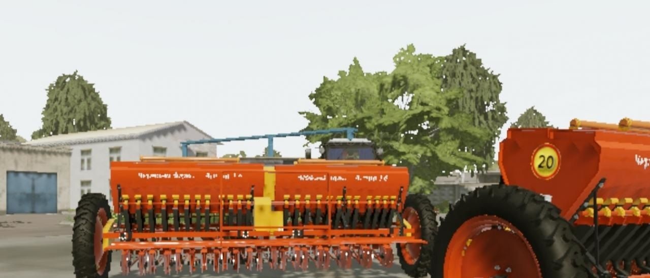 Мод SZT 3.6A Seeder and hitch версия 02.12.22 для Farming Simulator 20