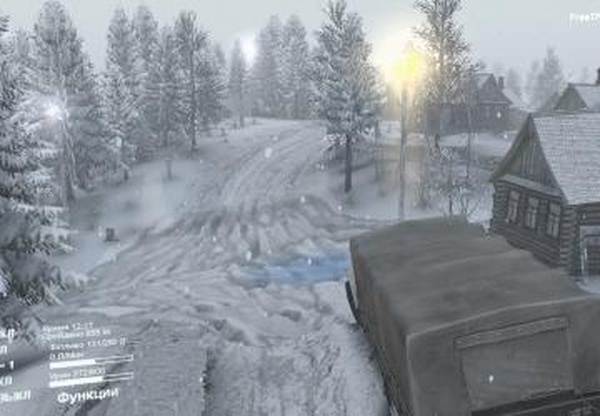 Мод Зимняя атмосфера версия 1.0 для SpinTires (v03.03.16)
