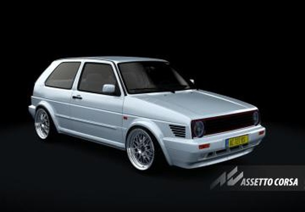 Мод Volkswagen Golf Mk2 Tuned race версия 1.1 для Assetto Corsa