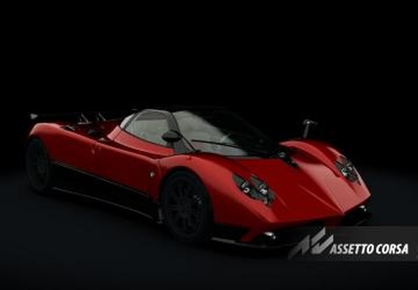 Мод Pagani Zonda F Manual версия 1.05 для Assetto Corsa