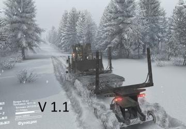 Мод Зима «Оттепель» версия 1.2 для SpinTires (v03.03.16)