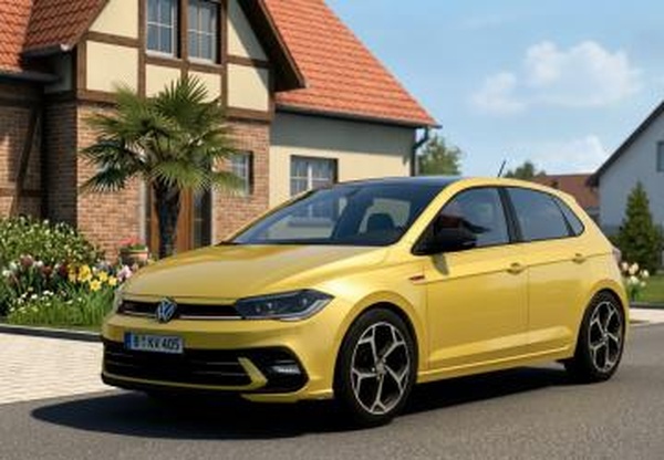 Мод Volkswagen Polo GTI 2023 версия 1.7.1 для Euro Truck Simulator 2 (v1.61.x)
