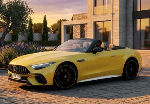 Мод Mercedes SL63 AMG 2023 версия 2.4 для American Truck Simulator (v1.61.x)