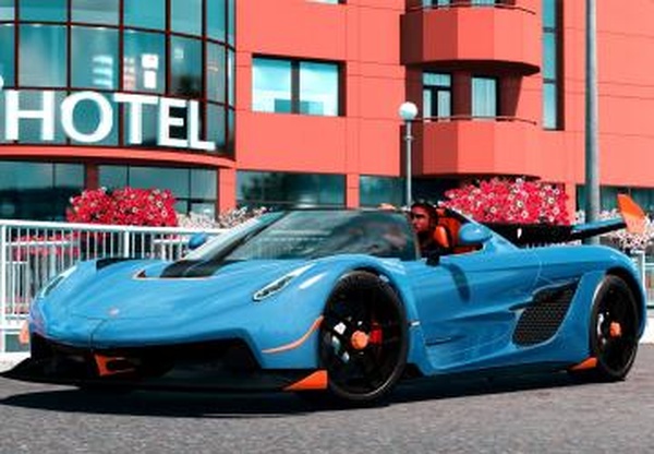 Мод Koenigsegg Jesko 2024 версия 1.3 для Euro Truck Simulator 2 (v1.61.x)