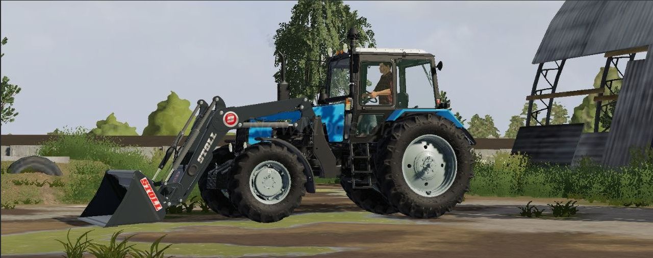 Мод MTZ 1221 Frontloader версия 30.11.22 для Farming Simulator 20