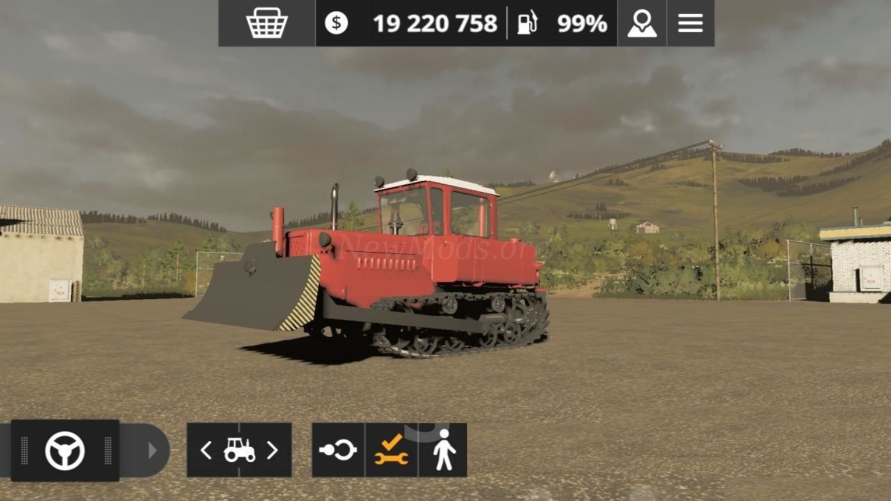 Мод DT-75M Bulldozer версия 28.11.22 для Farming Simulator 20