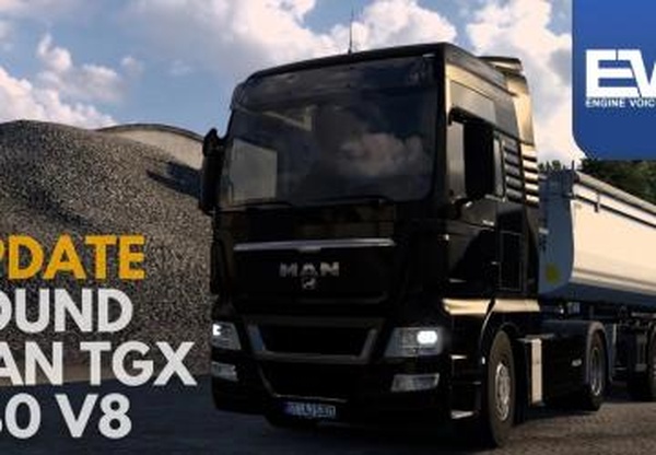 Мод SFX MAN TGX 680 D2868 V8 Euro5 версия 2.20.1 для Euro Truck Simulator 2 (v1.61.x)