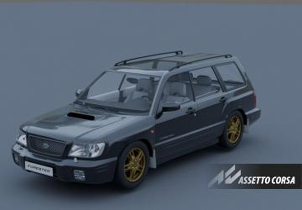 Мод Subaru Forester SF5 Road VF34 E85 332 HP - 4EAT AT - Keep v13.1 Public Roads - 2026-10-08 b для Assetto Corsa