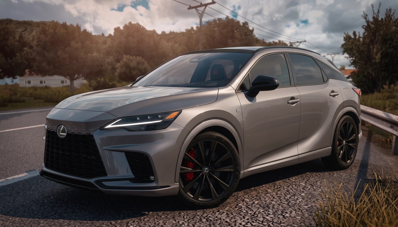 МОД Lexus RX 500h F Sport Performance v1.8 ДЛЯ EURO TRUCK SIMULATOR 2