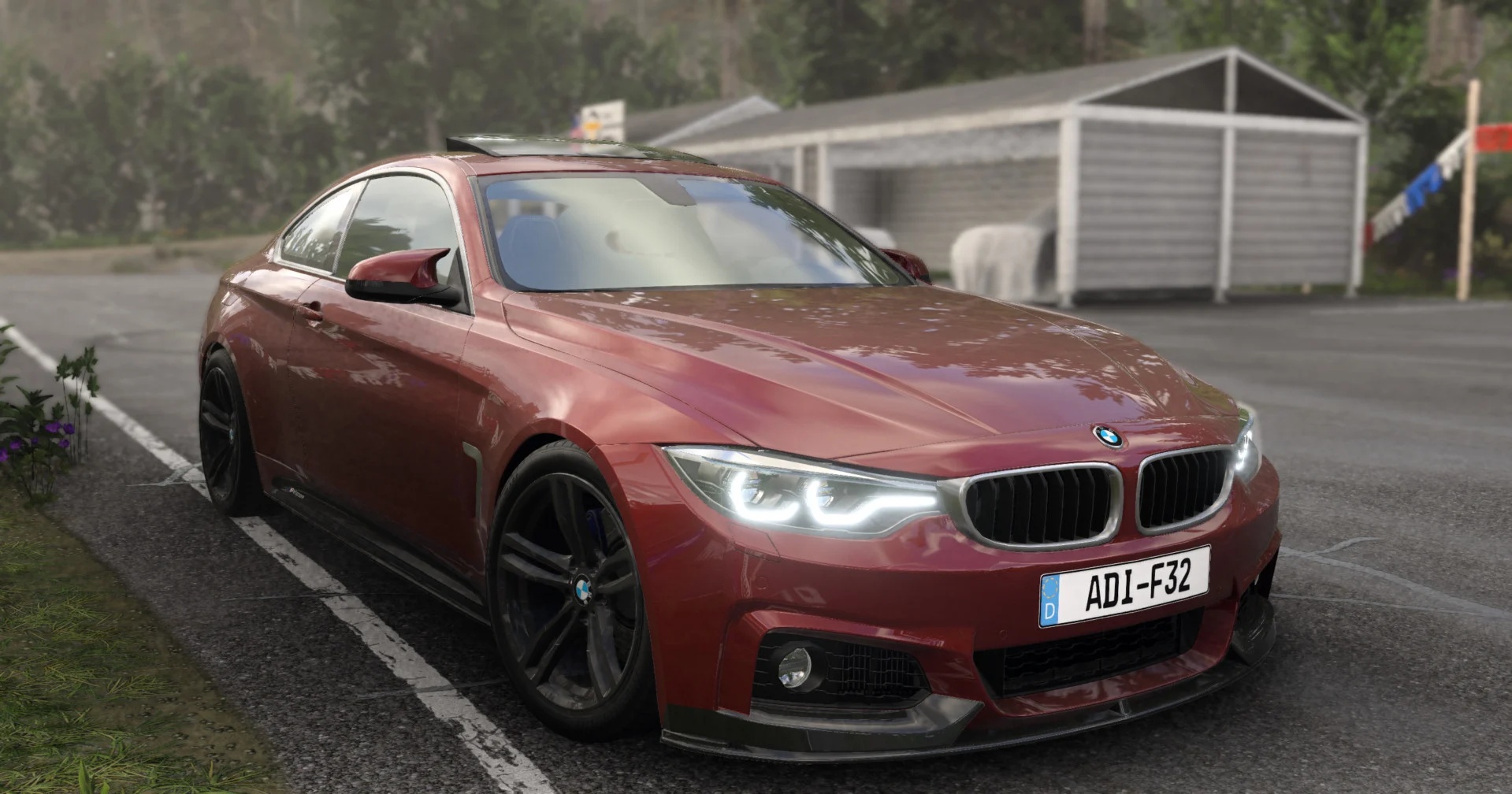 МОД BMW 4-Series F32 v1.5 (0.39.x) ДЛЯ BEAMNG.DRIVE