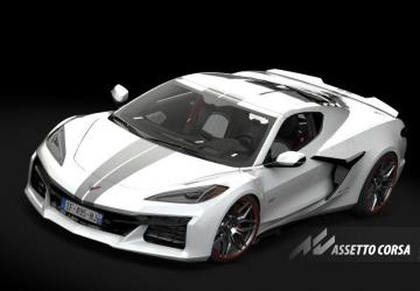 Мод Chevrolet Corvette C8 Z06 3LZ Coupe 2023 (EU) tuned s2 v1.61 для Assetto Corsa