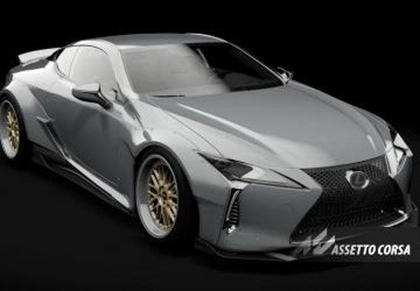 Мод Lexus LC500 Widebody Liberty Walk Kit версия 1.0 для Assetto Corsa