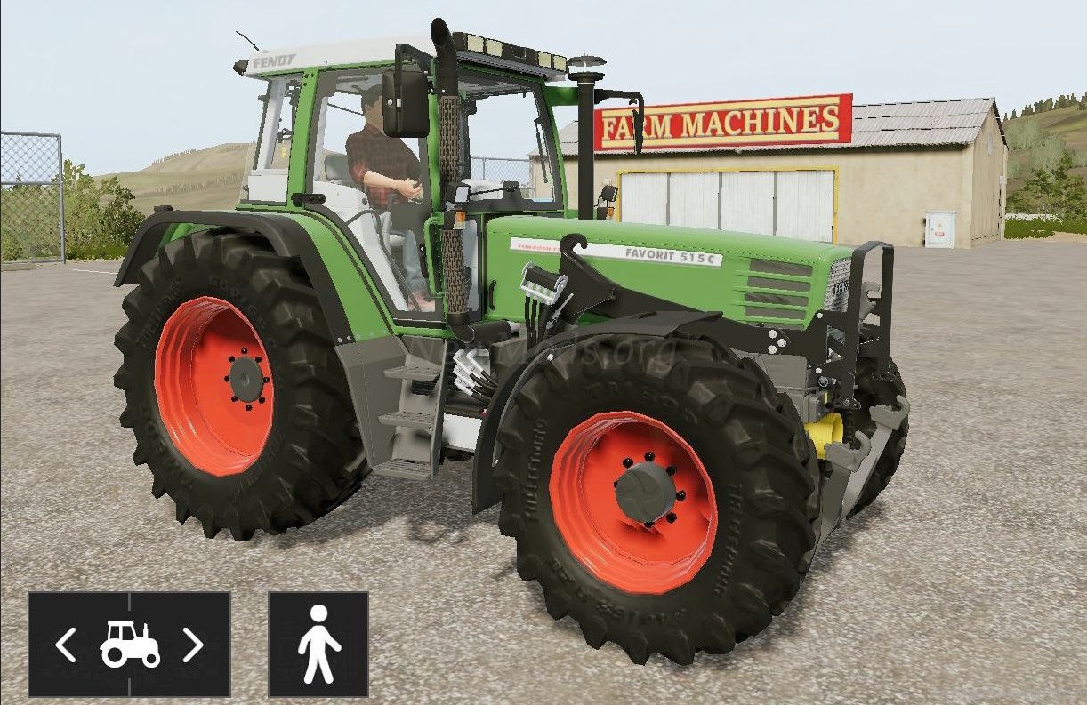 Мод Fendt 500 Favorit 500 Favorit Configuration версия 23.11.22 для Farming Simulator 20