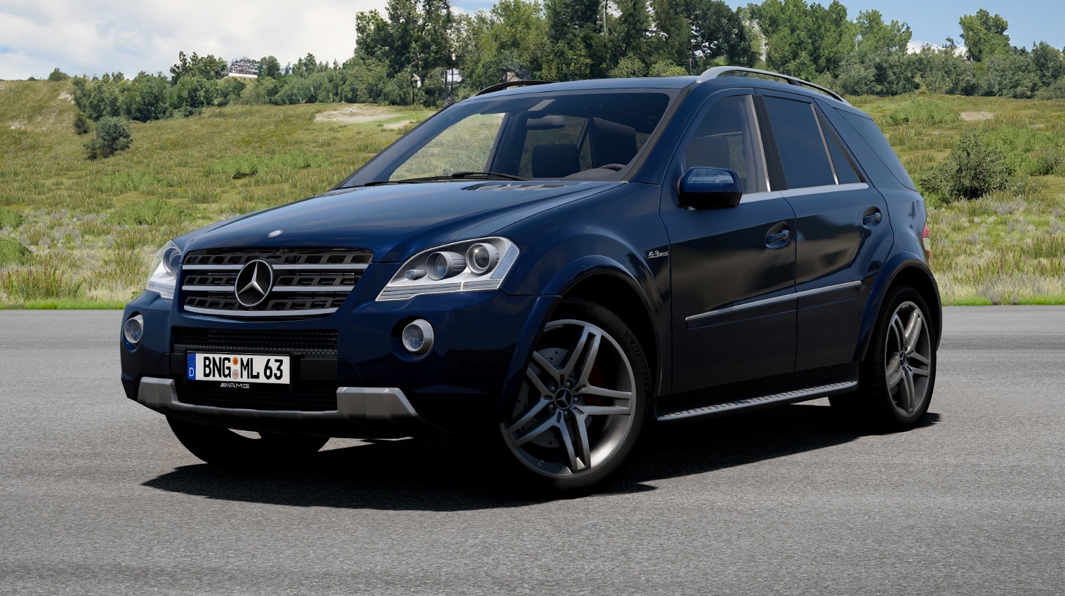 МОД Mercedes-Benz M-Class W164 v3.0 (0.40.x) ДЛЯ BEAMNG.DRIVE