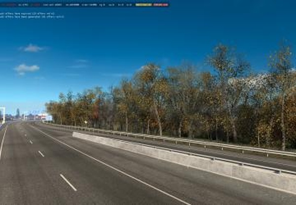 Мод Autumn mod версия 1.2 для Euro Truck Simulator 2 (v1.60.x, 1.61.x)