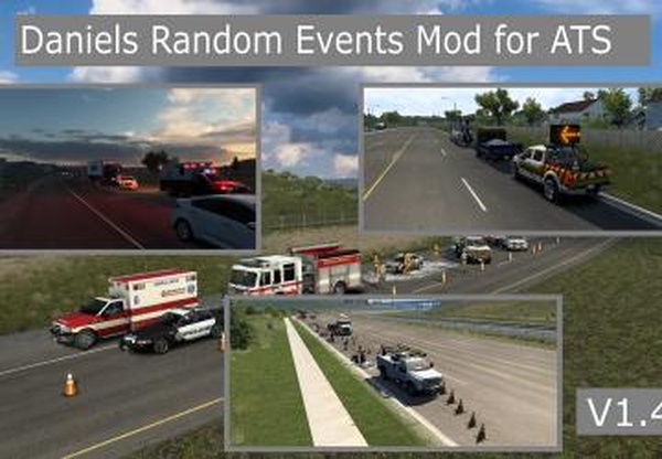 Мод Случайные события версия 1.4.5 для American Truck Simulator (v1.52.x, - 1.61.x)