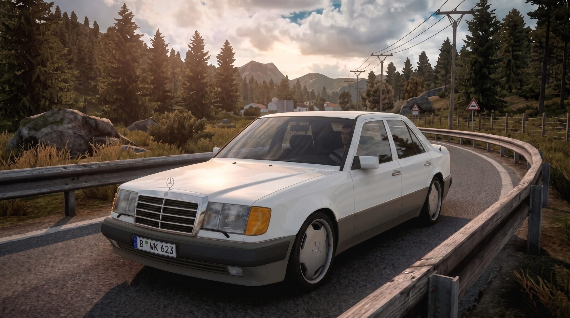 МОД Mercedes Benz 250D W124 1998 v1.61 ДЛЯ EURO TRUCK SIMULATOR 2