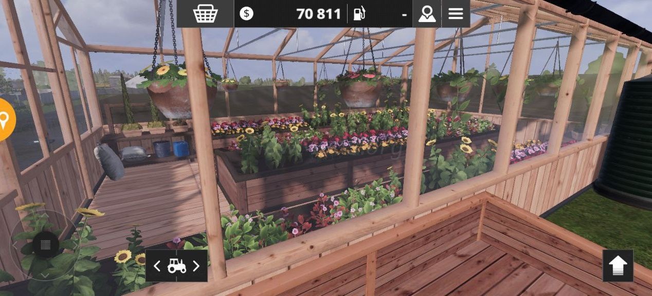 Мод Flower Nursery Greenhouse версия 04.11.22 для Farming Simulator 20