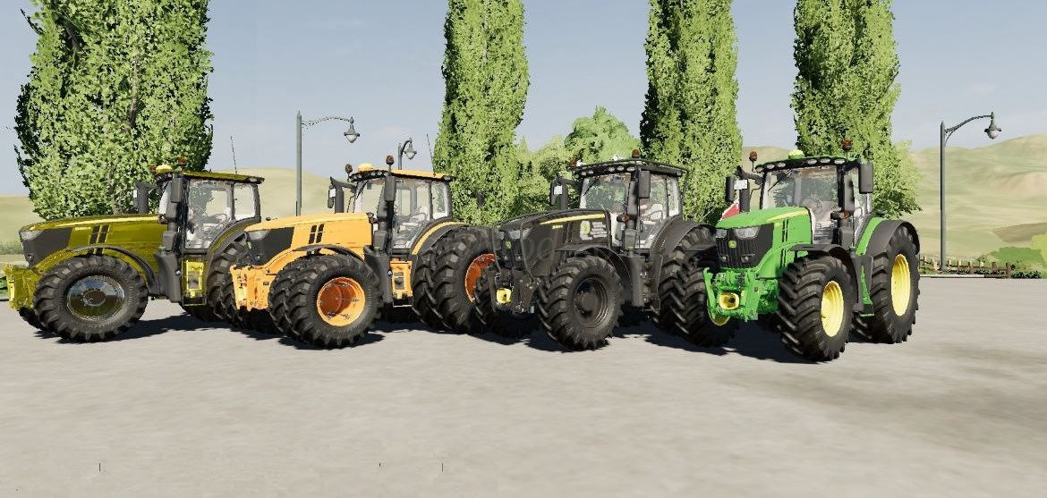 Мод John Deere 6R Series версия 06.11.22 для Farming Simulator 20