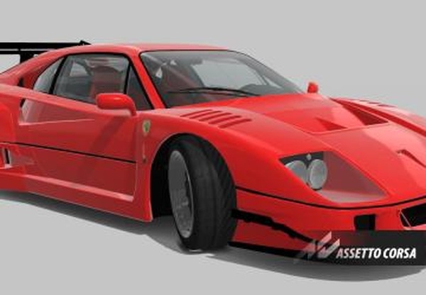 Мод Ferrari F40 Liberty Walk версия 1.0 для Assetto Corsa