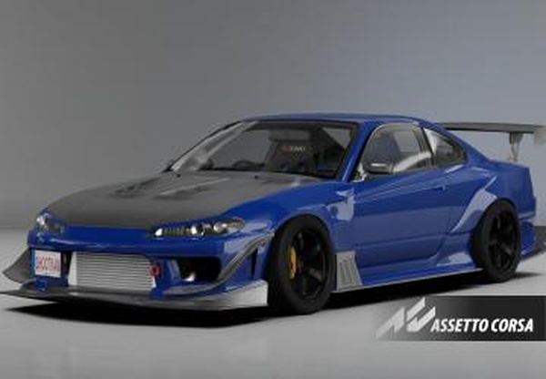Мод Nissan Silvia S15 Drift 2002 версия 1.0.1 для Assetto Corsa