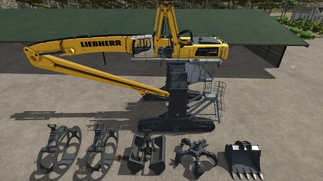 МОД Liebherr LH110 C Gantry v1.0.0.0 (1.25.x) ДЛЯ FARMING SIMULATOR 2025