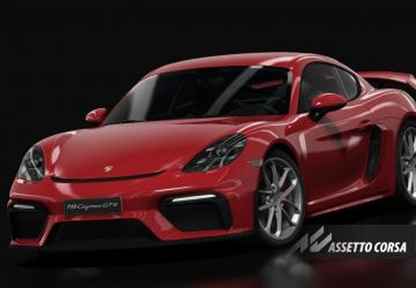 Мод Porsche 718 Cayman GT4 2019 Pdk Style2 версия V1.0 для Assetto Corsa