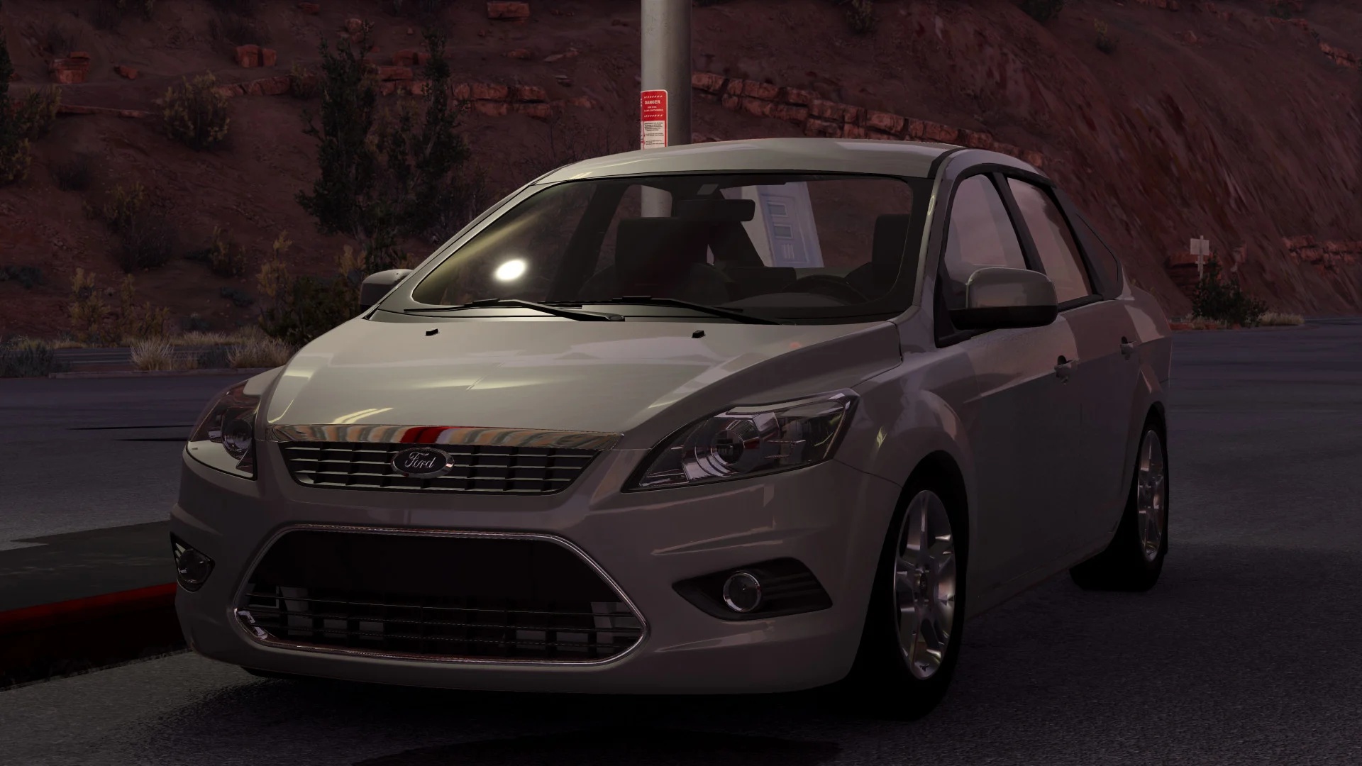 МОД Ford Focus Sedan 2009 v1.4 (0.40.x) ДЛЯ BEAMNG.DRIVE